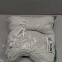 Americanflat 50x60 Throw Blanket - Soft and Breathable Cotton Throw Blanket for Couch, Bed, Chair - Decorative Blankets Perfect for Home or Outdoor Use - Light Green and White Herringbone Design