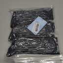 Women's Neon Scrunch Crew Socks 80s 90s Retro 3-Pack Cotton Stacked Boot Calf Cozy Ribbed Slouchy Socks Size 5-10 (Black)