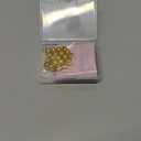 OHINGLT 18K Gold Plated 925 Sterling Silver Beads for Jewelry Making,Smooth Round Ball Spacer Beads for Ring, Necklace, Bracelet Making (Made in Italy, 6mm) (20Pcs 6mm(0.24in))