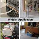 3/4" ID  25 ft High Pressure Braided Clear PVC Tubing,Flexible Resistant Vinyl Hose,Heavy Duty Reinforced Vinyl Hose Tubing,with 2 Clamps