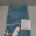 Sunbeam Premium Sunbeam Heating Pad with Compact Storage, Standard Size, Blue Green