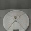 US Weight Durable 50 Pound Umbrella Base Designed to be Used with a Patio Table (White)