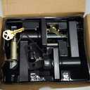 Kwikset Casey Entry Door Handle with Lock and Key, Secure Keyed Reversible Lever Exterior, For Front Entrance and Bedrooms, Matte Black , Pick Resistant Smartkey Rekey Security and Microban