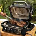 Ninja Woodfire Outdoor Grill & Smoker, 6-in-1 Functionality, Grill, Smoke, Bake, Roast, Air Fry, Broil, Authentic Woodfire Flavors, Electric Heat, OG321