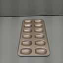 Madeleine Mold 12 Wells, Madeleine Pan, Warp Resistant Nonstick Baking Pan, for Small Cake, Candy and Cookies,1pc