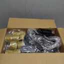 Brightown Solar Jumbo C9 Christmas Lights Outdoor - 18FT 10 LED C9 Christmas Pathway Lights with Remote, Timer,8 Modes, Solar Christmas Outdoor Decorations for Lawn Walkway Outside Holiday, Multicolor