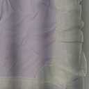 IHOUSTRIY Lace Duvet Cover Full Size, Chiffon Ruffled Beddding Set with Flower, 3 Pieces Comforter Cover Set with Zipper Closure, Girl Princess Bedding with Pillowcase - Purple, Full