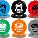 72PCS Video Game Party Plates Gaming Party Supplies 7Inch Game Lovers Birthday Tableware Gamer Disposable Paper Dessert Plates for Boys Kids Baby Shower Decorations Favors, 6 Designs