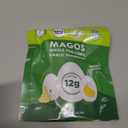 Magos Egg Chips – Garlic Parmesan, Healthy Snack, High Protein Low Carb, Light Cracker-Style Crunch, 1.1 oz Bags – Keto, Vegetarian & Carnivore Friendly, No Gluten Ingredients (3-Pack), Expiry: 9/16/2027
