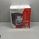 Frigidaire Gallery, 33 Lbs. Countertop Ice Maker, Nugget Shaped Ice, Stainless Steel Trim, Black