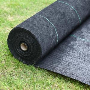 Land Guard 6ft x 300ft Garden Weed Barrier - High Density Woven Landscape Fabric - Premium Heavy Duty Weed Mat (black)