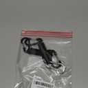 BRAVESHINE Paracord Keychain Carabiner Clip, D Ring Lanyard Hanger Stroller Hook for Water Bottle, Key, Backpacks, Men, Women (Black)