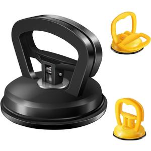 DEZEU Car Dent Puller, 3-Pack Car Handheld Puller, Upgraded Model Car Dent Puller Kit, Strong Car Dent Remover. Repair kit for car Bodies, Glass, Ceiling and Moving Objects(Black+Yellow).
