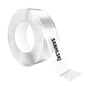 Strong Double Sided Nano Mounting Tape Heavy Duty for Walls,Adhesive Strips for Hanging,Office,Car,Home,DIY Item,Clear Waterproof