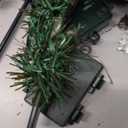 Christmas Tree 30 inch Prelit 2 Set Pathway Porch Christmas Trees Pre-Light LED Battery Operated Outdoor Xmas Decor for Entrance Driveway, Yard, Garden, Red Berries, Pine Cones