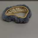 Suvnie Fur Wool Sheepskin Car Steering Wheel Cover, 15 Inch Fluffy Anti-Slip Auto Steering Wheel Protector for Warm Winter, Universal Fuzzy Plush Vehicle Steering Wheel Accessories (Gray)