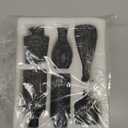 12pcs Glass Black Bud Vases Set, Small Vases for Flowers, Bud Vase for Centerpieces in Bulk, Mini Vintage Vase for Rustic Wedding Decorations, Office and Home Table Flower Dcor