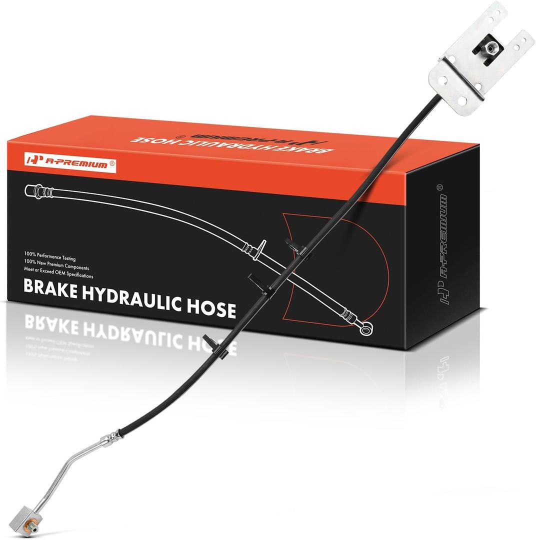 A-Premium Front Passenger Brake Hydraulic Hose Compatible with Ford