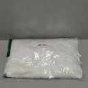 Kotile White Lace Curtains 54 Inch Length, 2 Panels Bohemian Damask Medallion Sheer Curtains for Bedroom, Rod Pocket Privacy Paisley Floral French Country Sheer Lace Curtains, 52 x 54 Inch, White