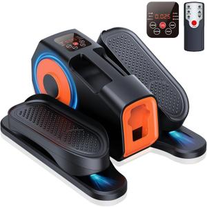 Under Desk Elliptical Machine, Electric Elliptical Leg Exerciser for Seniors with 12 Adjustable, Quiet Portable Elliptical Machine, Seated Pedal Exerciser with Remote Control