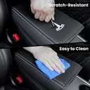 Car Middle Center Console Cover for Tesla Model 3/ Model 3 Highland/Model Y/Y Juniper/YL Accessories Waterproof Middle Arm Rest Cover,Scratch-Resistant Protector Pad