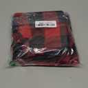 DII Buffalo Check Collection, Classic Farmhouse Cloth Napkin Set, 20x20, Red & Black, 6 Piece