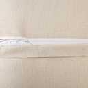 FUTEI Beige Linen Decorative Throw Pillow Covers 26x26 Inch Set of 2, Square Euro Shams Cushion Case with Vintage Button/Zipper,Modern Farmhouse Home Decor for Couch,Bed