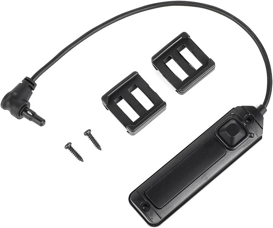 NOBUHIRO Dual Function Remote Pressure Switch with Crane Plug, Tactical Light Switch for DBAL/NGAL / PEQ15