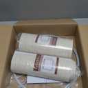 Set of 2 Drum Lampshades for Table, Floor & Bedside Lamps - 13 * 13 * 10 inch, Medium Beige Gray Shades - Natural Fabric Spider Fitter - Modern & Rustic Interiors - By GO&SO Assembly Required (Oatmeal Linen)