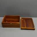 Large Wooden Keepsake Box with Hinged Lid and Photo Frame - Elegant Wedding Memory Box, Ideal for Photos, Letters, Time Capsules, Bride Gift, Love, Decorative Storage5.5*8.6*11.3 (Tree)