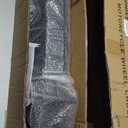 Donext Motorcycle Front Tire Chock, Adjustable Motorcycle Wheel Chock, 1500 lbs Heavy Duty Wheel Stand for 15"-30" Wheels, Motorbike Front Chock High-Grade Steel Trailer Stand(Black)