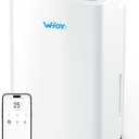 Dehumidifier for Home, 2500-3000 Sq Ft, 60 Pints Max. Smart Compressor, Smart App-Controlled, With Drain Hose, Child Lock, Idea for Bedrooms, Basements, Laundry