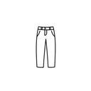 Women's Wide Leg Pants with Side Pockets and Front Placket Pants, High Waisted Zipper Casual Pants, Size L