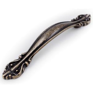 Jetland Cabinet Hardware Handle Pull - 5-Pack, Antique Bronze, 3" (76mm) Hole Centers, PW8803AQ76