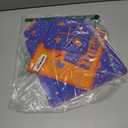 Haooryx Graduation Cupcake Stand Decoration - 3-Tier Orange Blue Graduate Cap Cupcake Tower with Tassel Cardboard Dessert Holder Kindergarten Primary High School College Graduation Party Table Decor