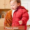 BFUSTYLE Baby Coat 6-12M Winter Clothes Toddler Boy Girl Jacket Infant Fleece Outerwear With Hood