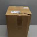 6 Pcs 2 Gallon Plastic Bucket with Lid and Handle, Large White Heavy Duty Bucket with American Flag for Home Gardening Tools Household Cleaning Baseballs Storage Container