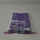 Aperturee 5x3ft Glitter Purple Diamonds Happy Birthday Backdrop Shinning Silver Bokeh Dots Women Girls Photography Background Sweet 16 Party Decorations Cake Table Banner Supplies Photo Booth Studio