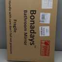 LED Bathroom Mirror 24 Inch Round Bathroom Mirror with Lights, Circle Wall Mirror with 3 Colors Brightness, Anti-Fog for Bathroom Vanity, Entryway Living Room