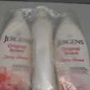 Jergens Original Scent Dry Skin Body Lotion, Hand and Body Moisturizer, Cherry Almond Essence, Dermatologist Tested, 21 Oz, Pack of 3