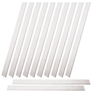 12 Pieces Square Aluminum Flat Bar, 1/8" Thickness X 1" Width X 12" Length Square Aluminum Bar, 6061 Aluminum Flat Plate, 3mm X 25mm X 305mm T6511 Solid New Mill Stock