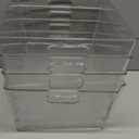 ClearSpace Clear Plastic Storage Bins XL 4 Pack Perfect for Kitchen,Fridge, Pantry Organization, Cabinet Organizers