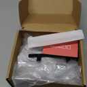 homdiy 20 Pack Cabinet Handles Black Cabinet Pulls 3" Hole Centers Kitchen Pulls Matte Black Curved Arch Handles for Dresser Cupboard Door Hardware, Zinc Alloy