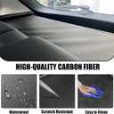 Retractable Cargo Cover for 2026 2025 2024 Subaru Crosstrek, Rear Trunk Cover Compatible with Subaru Crosstrek 2024-2026 Security Shielding Shade No Gap Car Accessory Black, Carbon Fiber