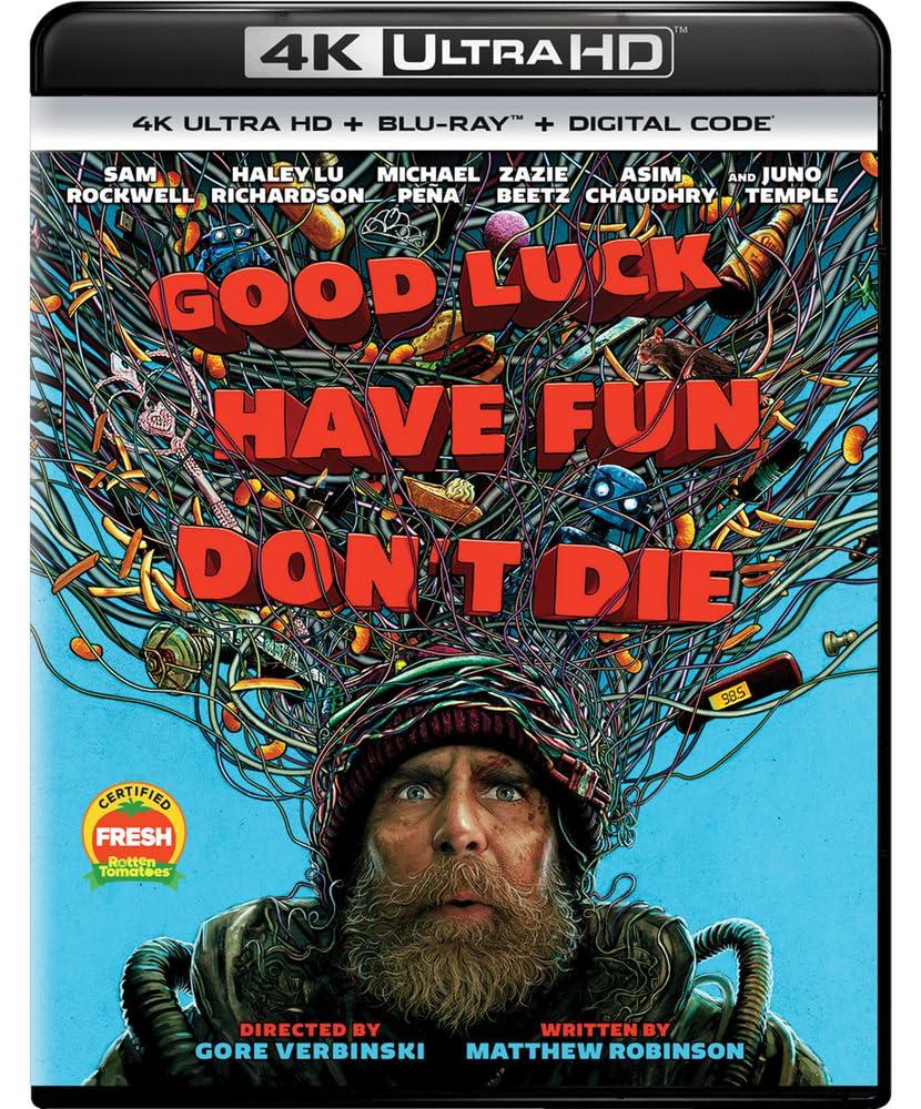 Good Luck, Have Fun, Don't Die 4K UHD Digital, Blu-ray