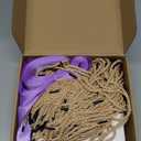 Moinchore 40 Pack Wildflower Thank You Gift Bags with Handles Small Thank You Party Favor Bags with Bow Wedding Welcome Tote for wedding Holiday Bridal Shower Party(Vintage Purple Flowers)