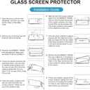 Mothca 2 Pack Matte Glass Screen Protector for iPhone 15 Pro [6.1 inch] + 2 Pack Camera Lens Protector, Anti-Glare & Anti-Fingerprint Case Friendly Tempered Glass Film, Bubble Free, Smooth as Silk