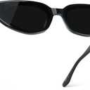 WearMe Pro - Womens Narrow Cat-Eye Sunglasses: Acetate Frame and Anti-Reflective Lenses