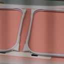 Laptop Bed Desk, Foldable Lap Desk, Portable Lap Table, Laptop Stand with Cup Holder & Tablet Slot & Lifting Handle for Working Writing Drawing & Eating - Pink