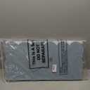 Scalloped Felt Bulletin Board 36 x 24 Inches Foldable Blue Pin Cork Board Alternative for Wall, 3' x 2' Trifold Picture Vision Self Adhesive Bulletin Decorative